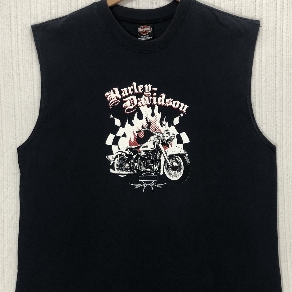 Vintage 2004 Harley Davidson Alamo City San Antonio Texas Muscle Tank Top XL